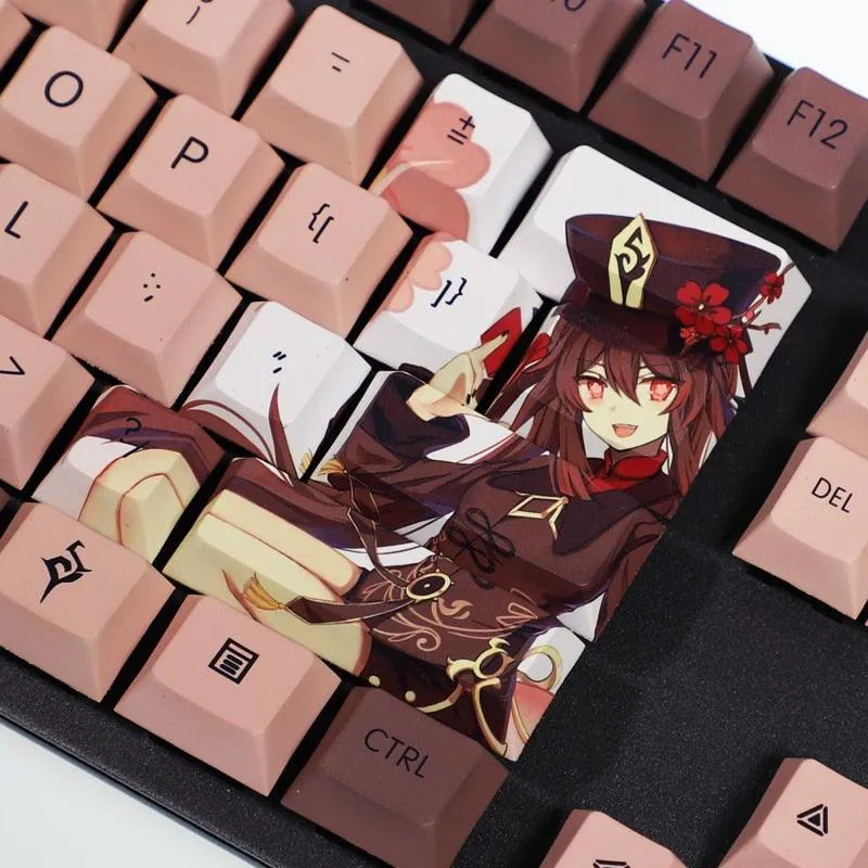 Genshin Impact Hu Tao Keycaps