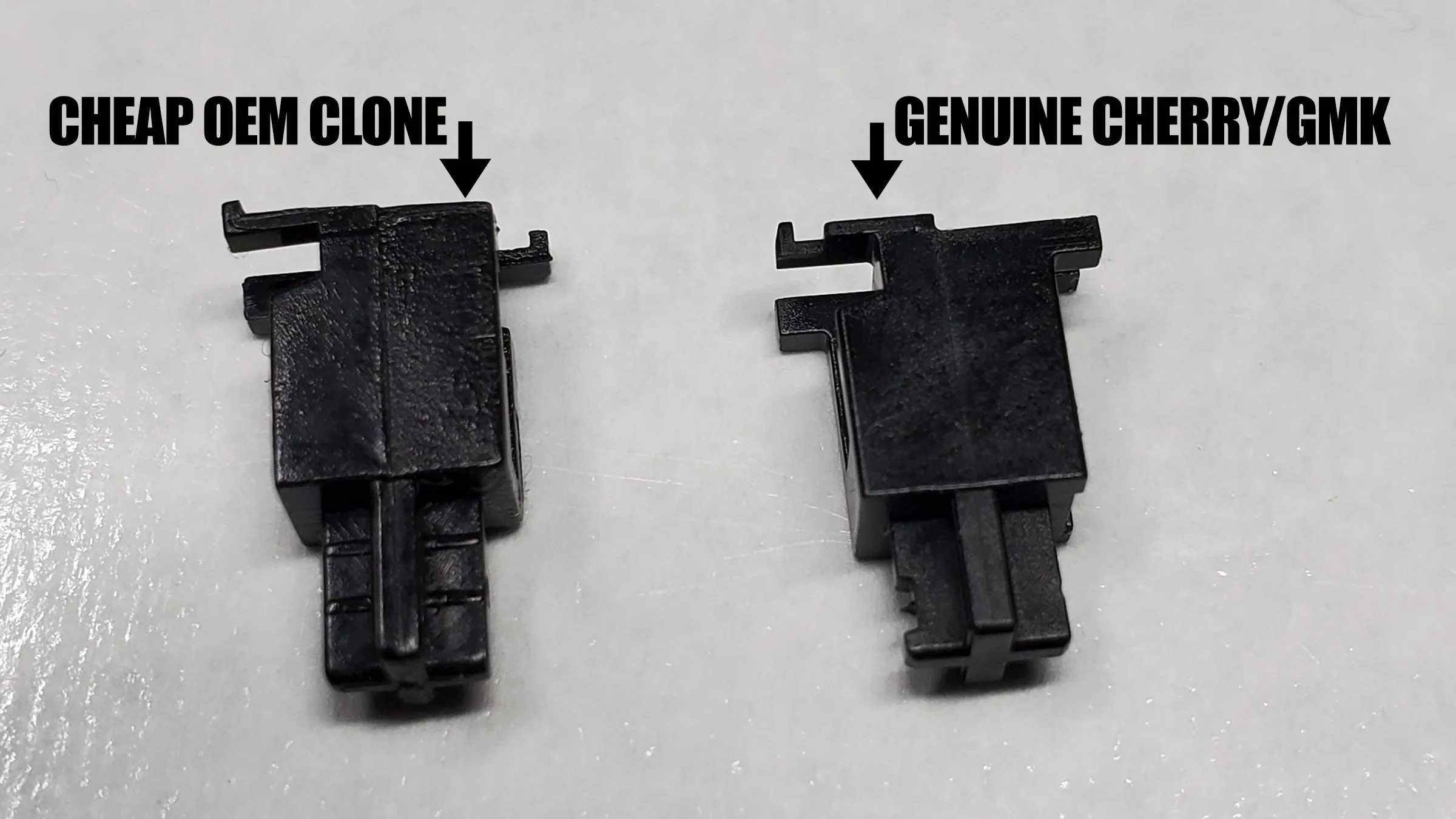Genuine GMK Cherry Plate Mount Stabilizer Set Full Size Kit