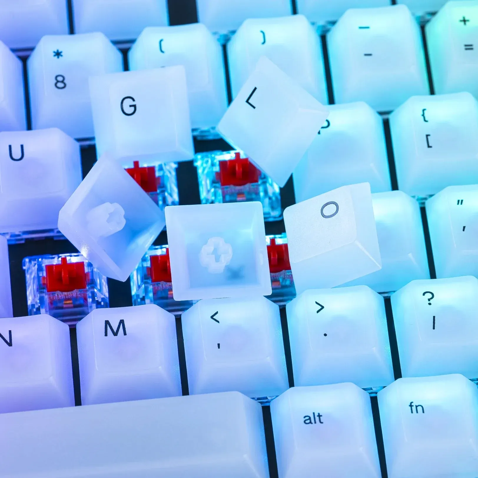 Glorious Polychroma RGB Translucent Keycaps US - 115 Keys
