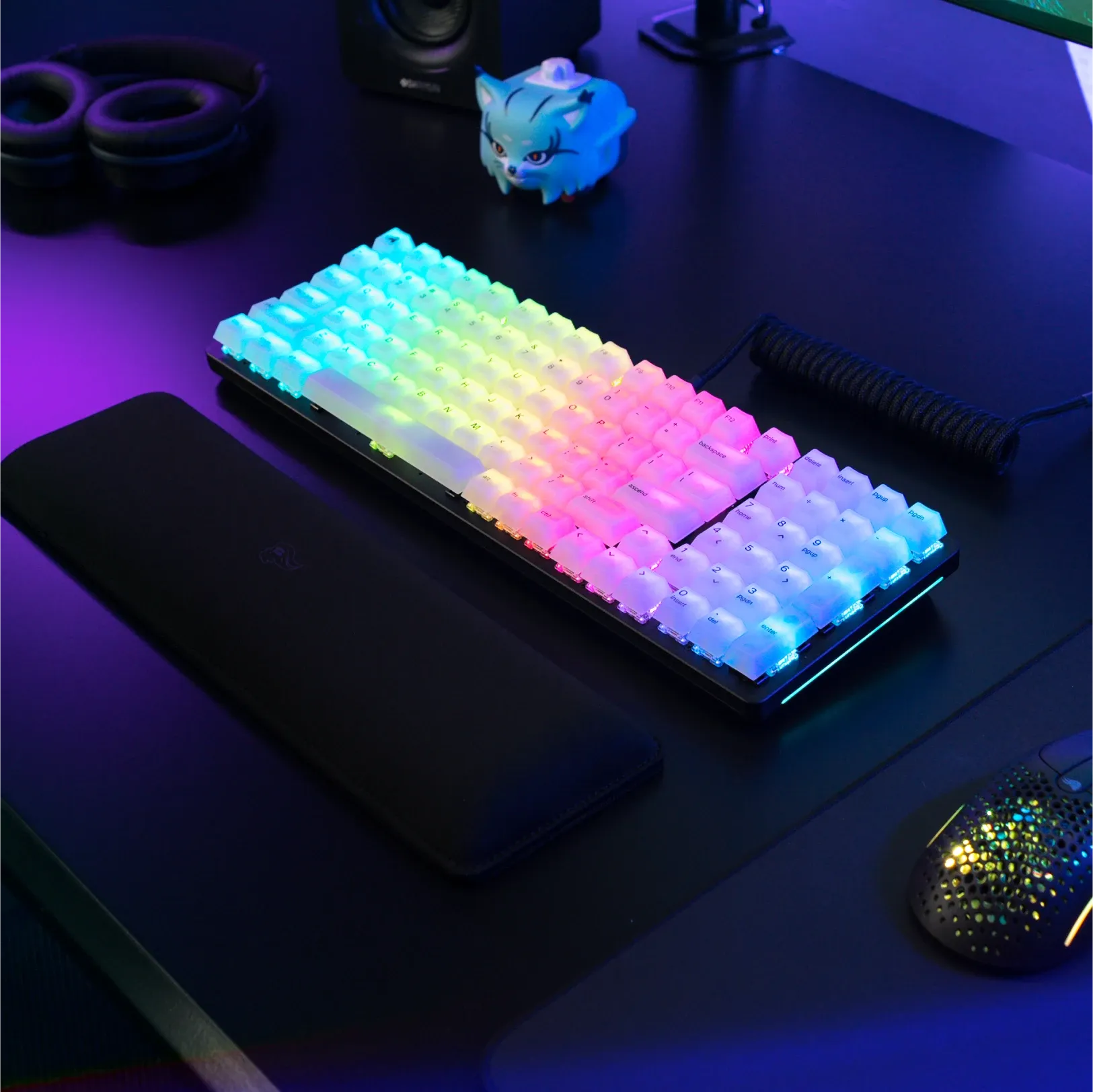 Glorious Polychroma RGB Translucent Keycaps US - 115 Keys