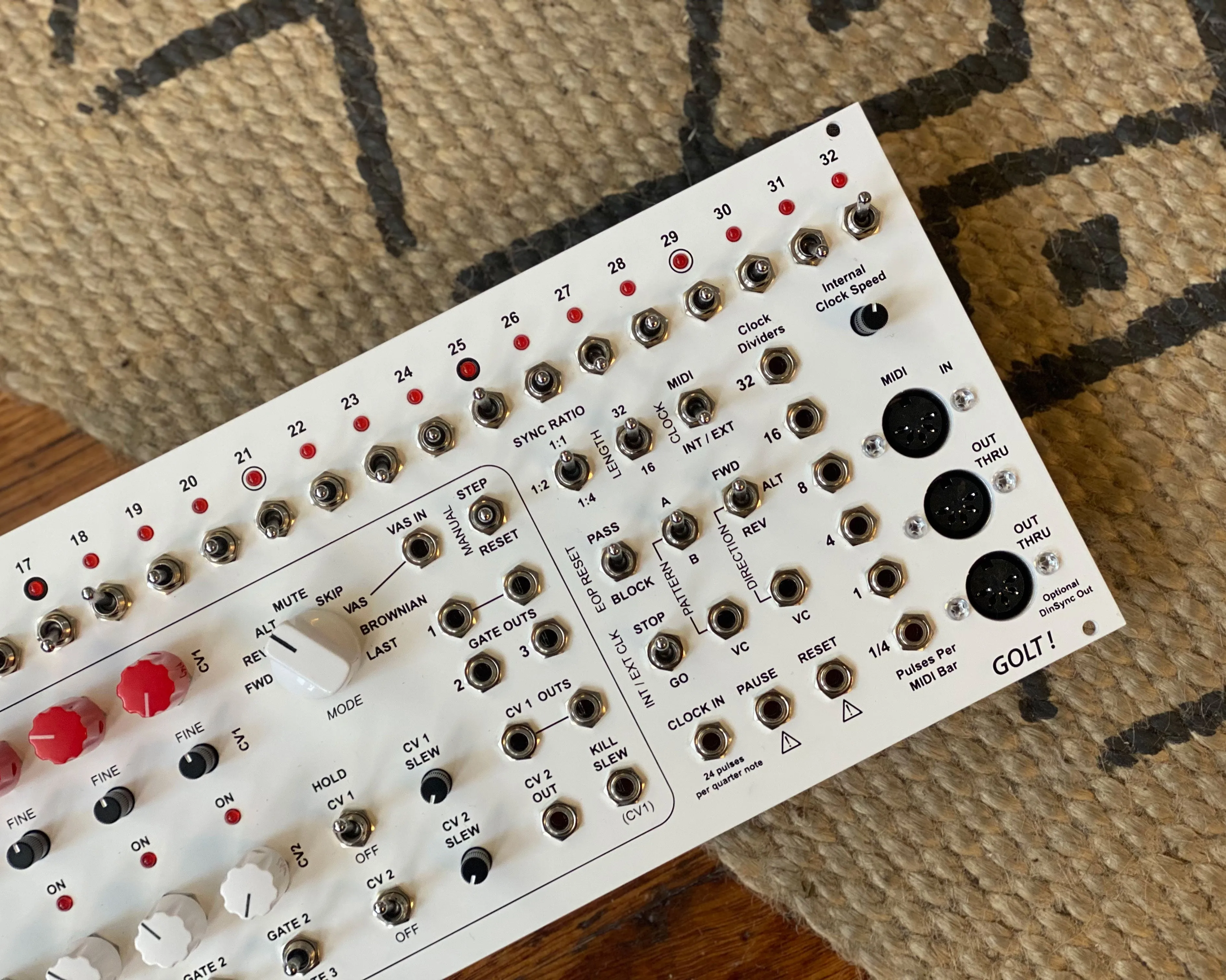 GOLT! RLD Sequencer Built - White