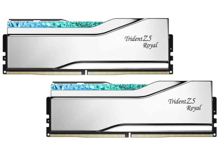G.SKILL 32GB Kit (2x16GB) Trident Z5 ROYAL RGB Silver F5-7200J3445G16GX2-TR5S DDR5 7200MHz Memory