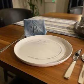 Hand Dyed Napkins in Blu Sky