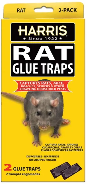 Harris Rat Glue Traps, (2-Pack)