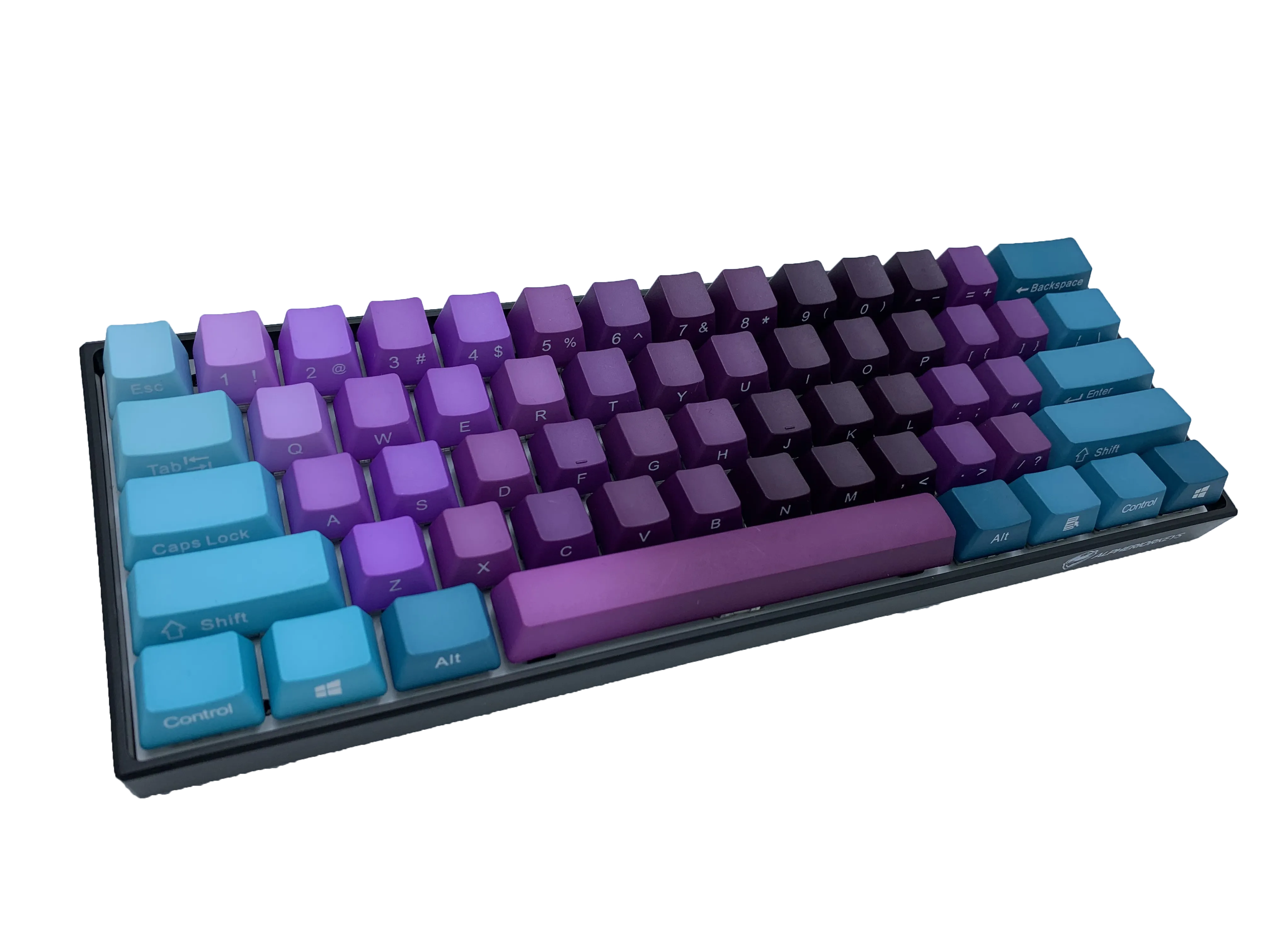 Hayabusa 60% Keyboard - Amethyst Fade