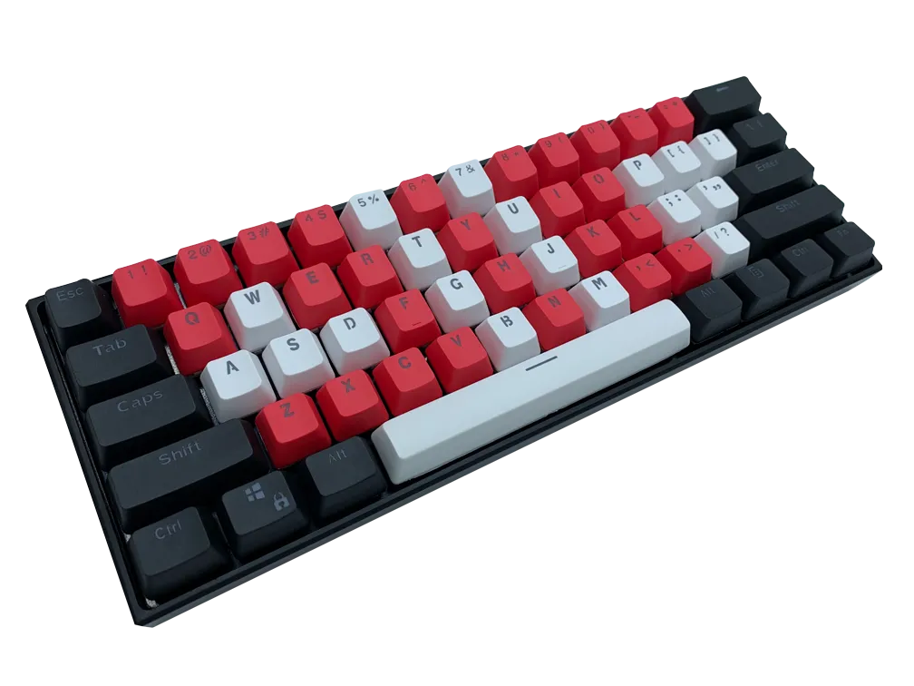 Hayabusa 60% Keyboard - Crimson Strike