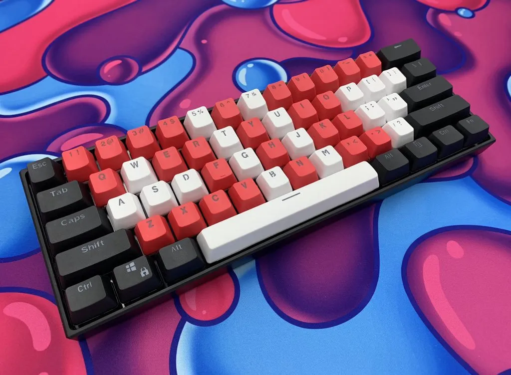 Hayabusa 60% Keyboard - Crimson Strike