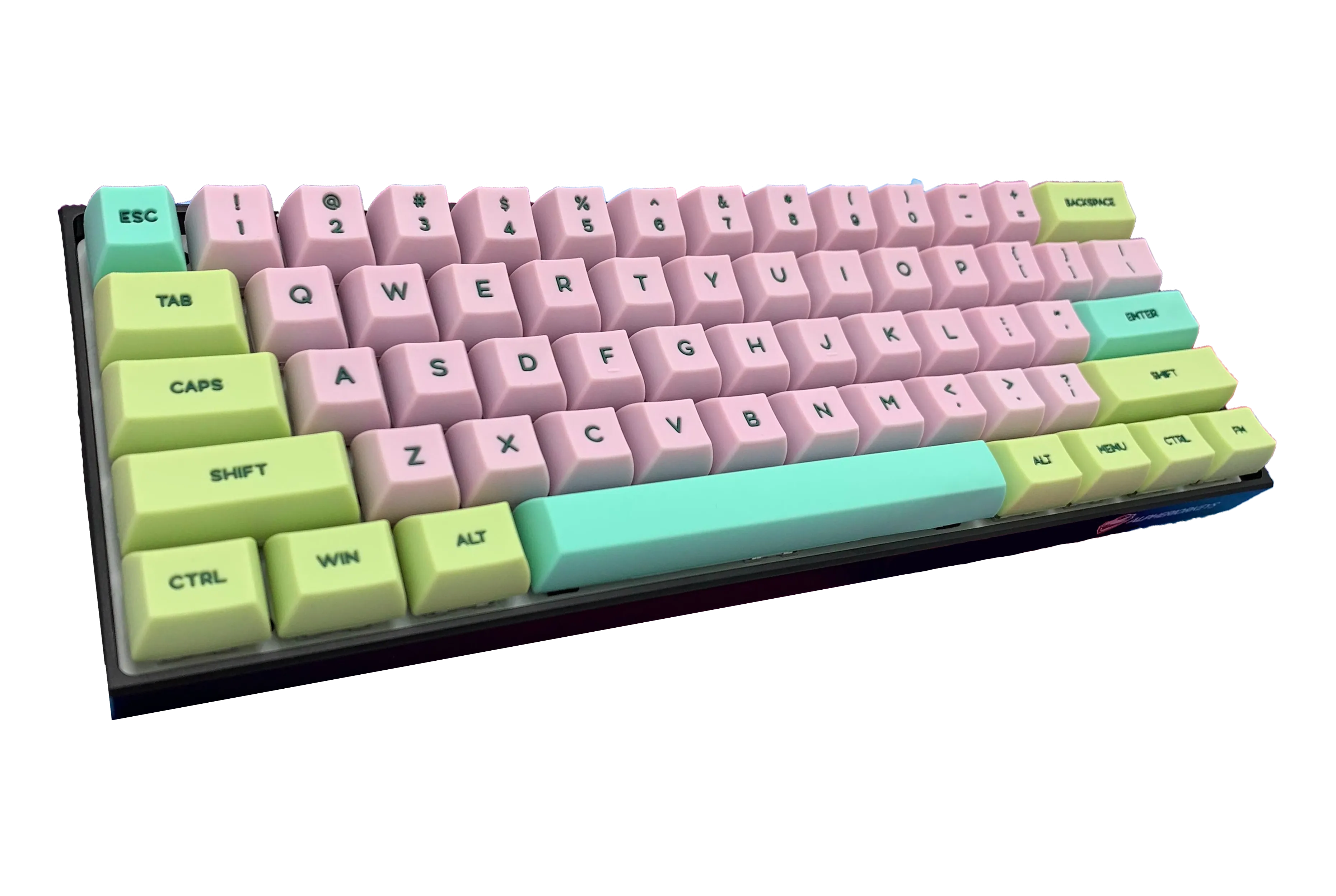 Hayabusa 60% Keyboard - Gummy (SILICONE KEYCAPS)