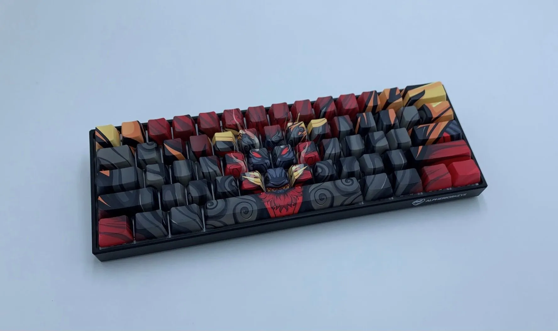 Hayabusa 60% Keyboard - Red Oni Dragon