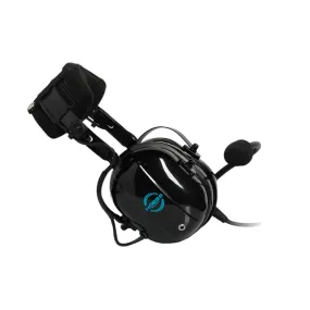 Hobbs Flyer H1 Passive Aviation Headset with Music Input