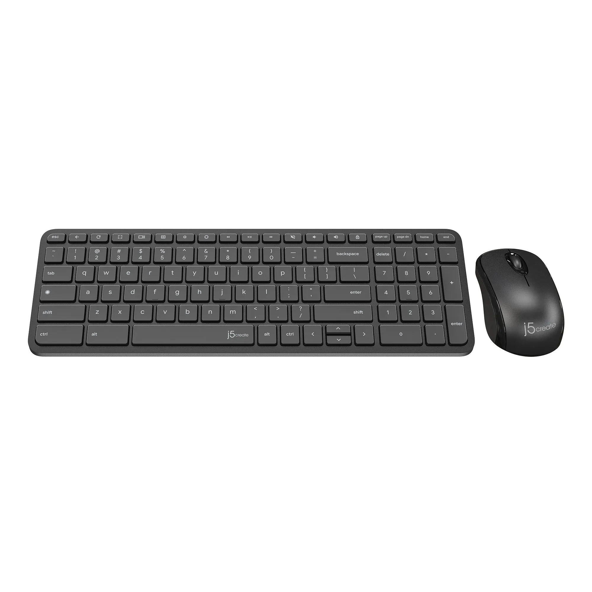 j5create Compact Wireless Keyboard and Mouse for Chrome OS™, JIKBW602