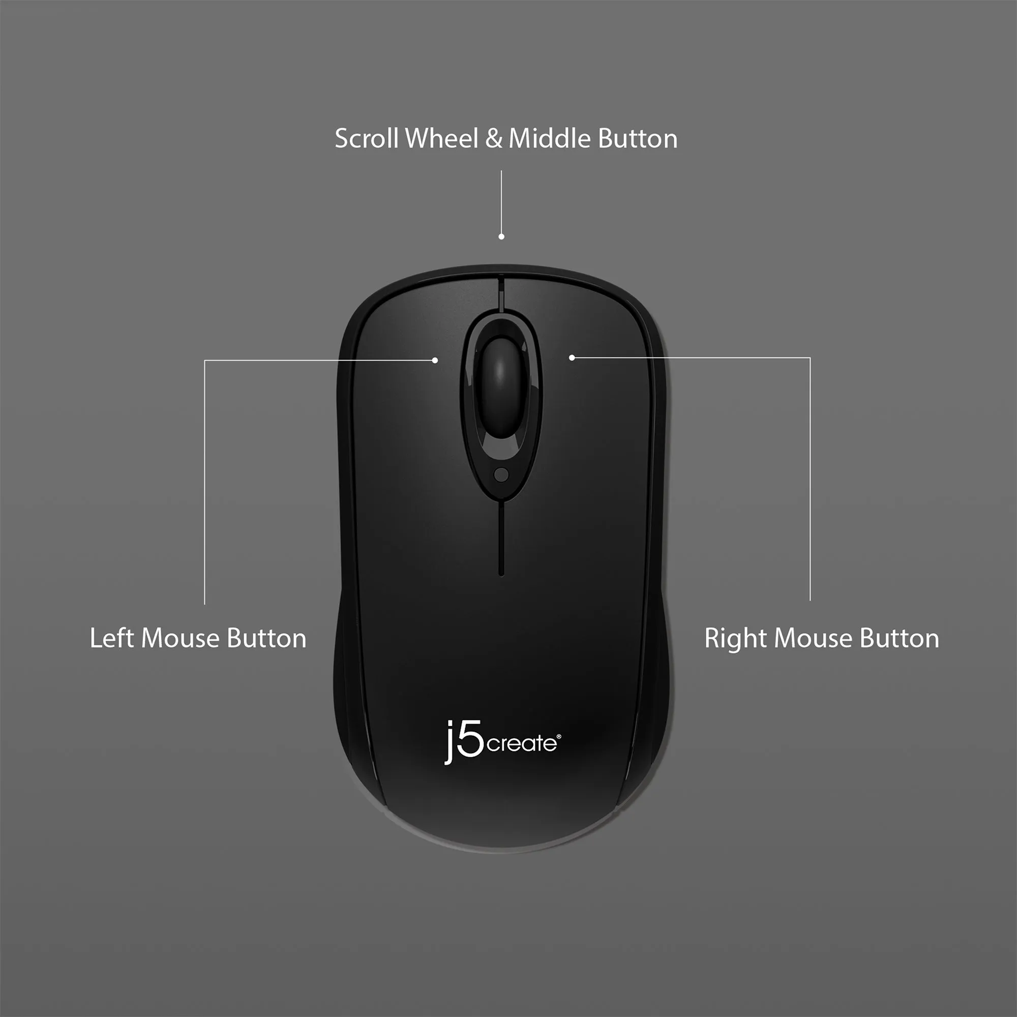 j5create Compact Wireless Keyboard and Mouse for Chrome OS™, JIKBW602