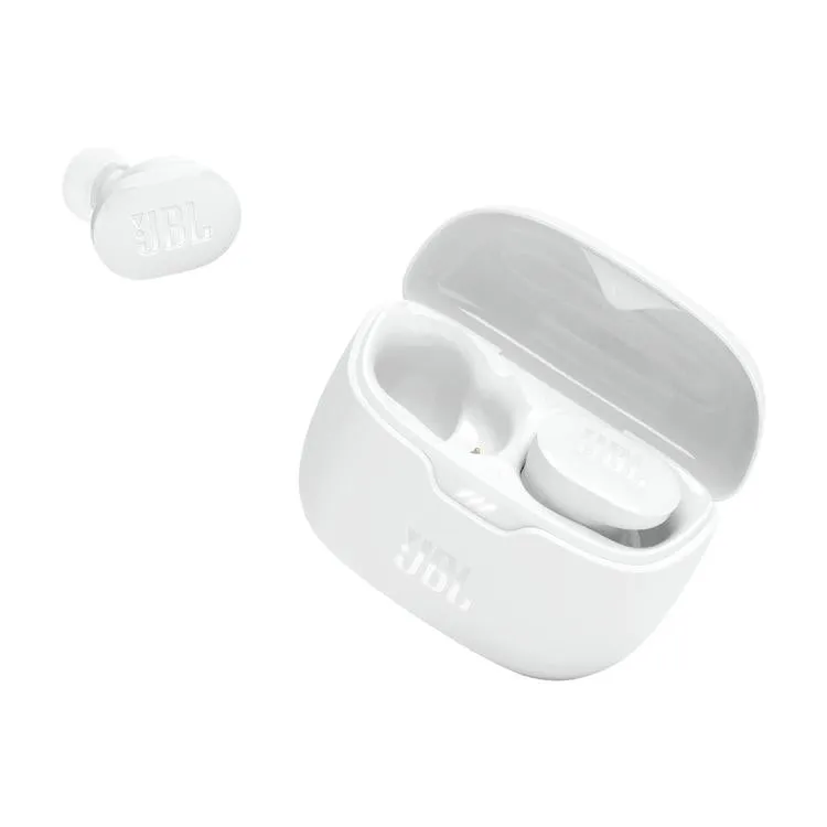 JBL Tune Buds | Écouteurs intra-auriculaires - 100% Sans fil - Bluetooth - Réduction de bruit - 4 microphones - Blanc