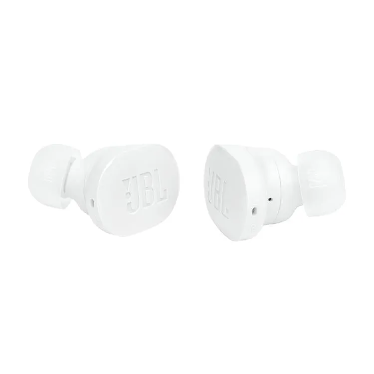 JBL Tune Buds | Écouteurs intra-auriculaires - 100% Sans fil - Bluetooth - Réduction de bruit - 4 microphones - Blanc