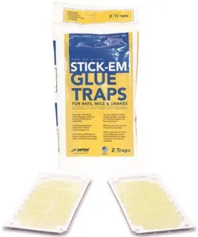 Jt Eaton Stick-Em Rat & Mouse Size Glue Trap' 10 In. X 5 In.' 2 Per Pack