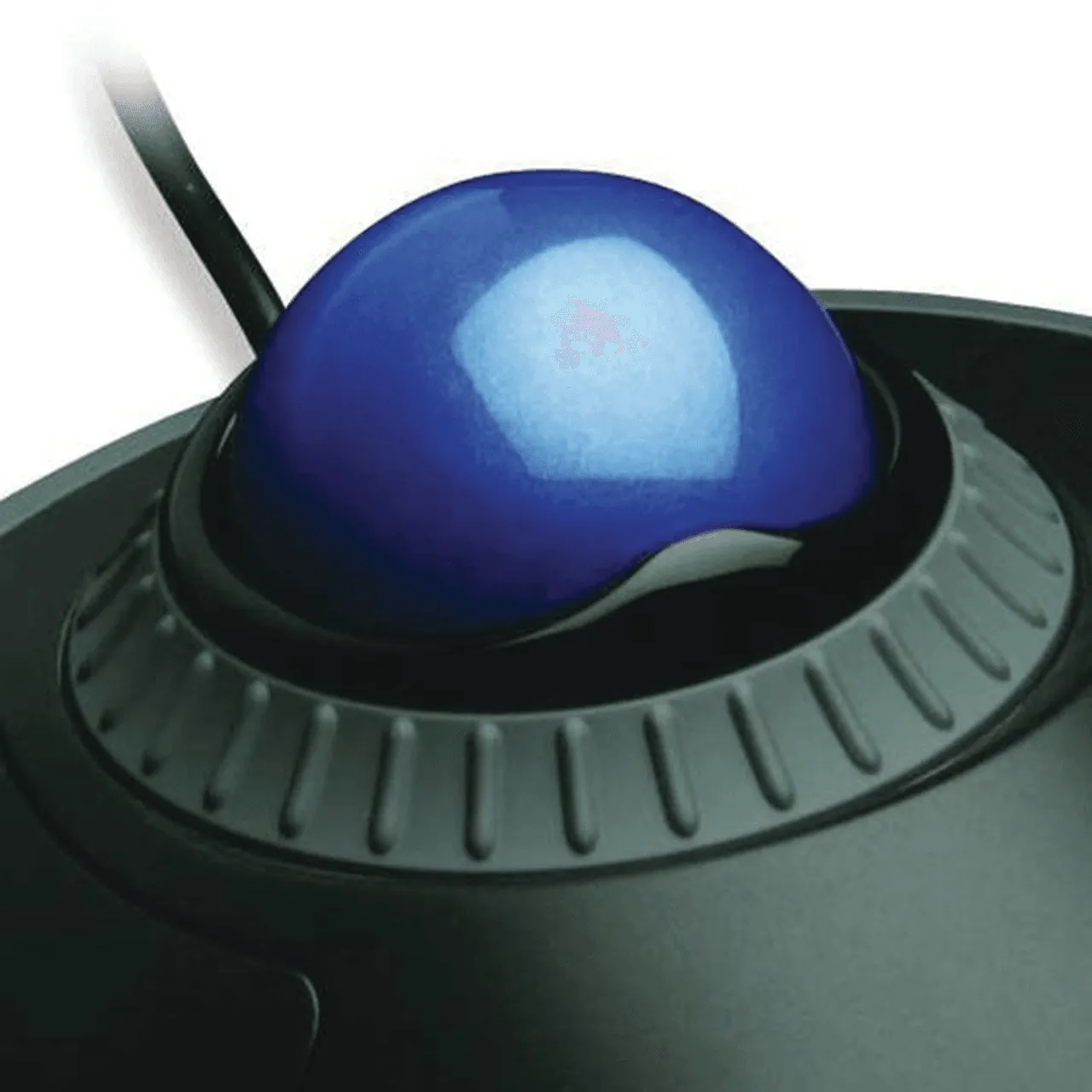Kensington Orbit Trackball With Scroll Ring Wired Blue