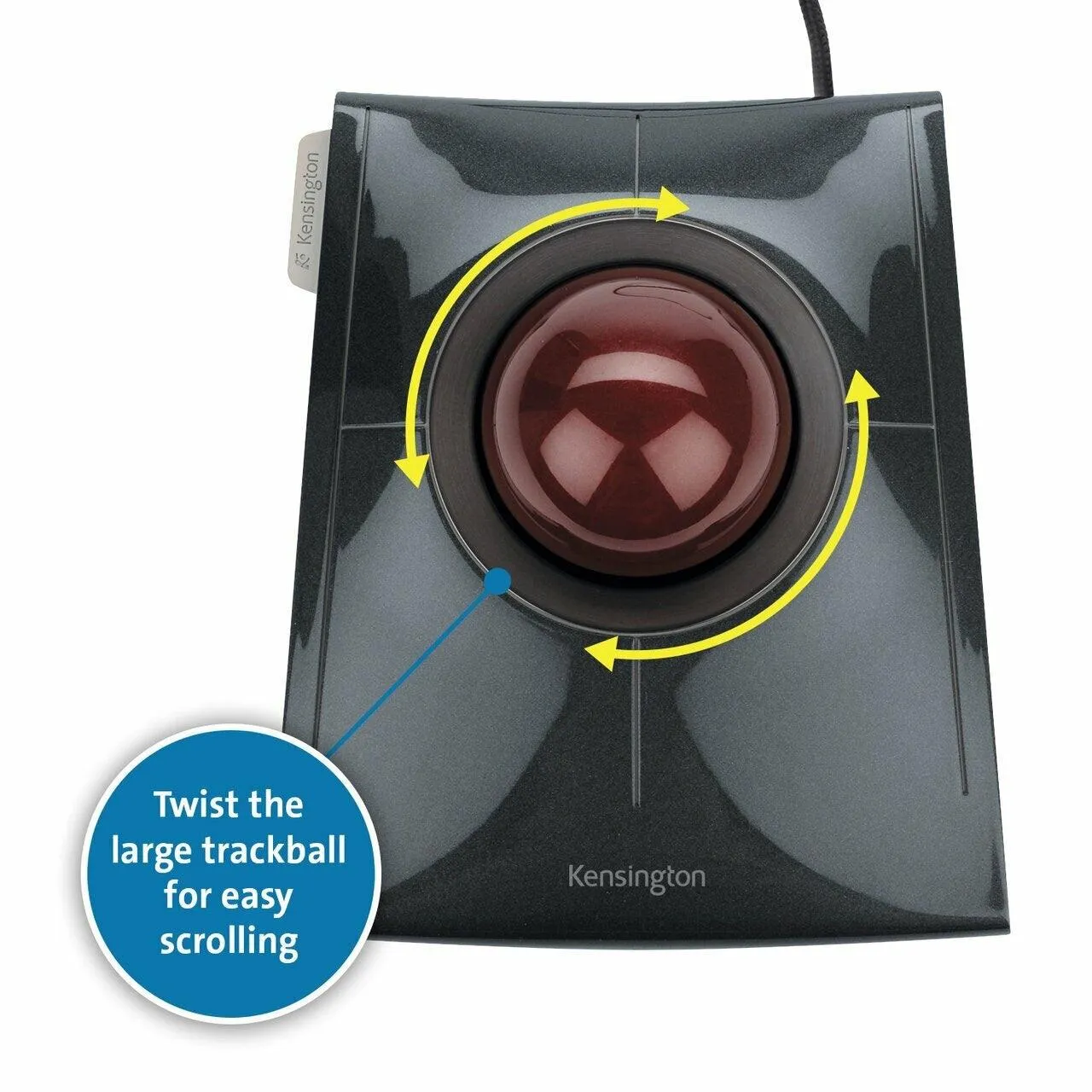 Kensington Slimblade Trackball Mouse Wired Professional