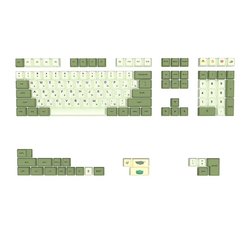 Keycaps Collectionn: MDA / XDA / CHERRY Profile PBT/ABS Dye-sublimation Keycaps Kit for MX Mechanical Keyboard