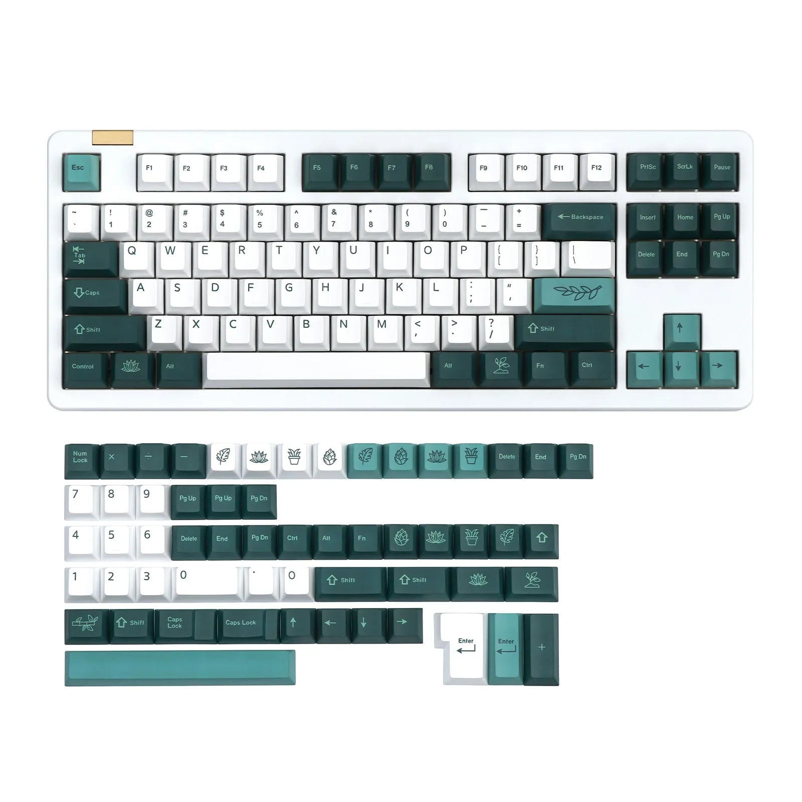 Keycaps Collectionn: MDA / XDA / CHERRY Profile PBT/ABS Dye-sublimation Keycaps Kit for MX Mechanical Keyboard