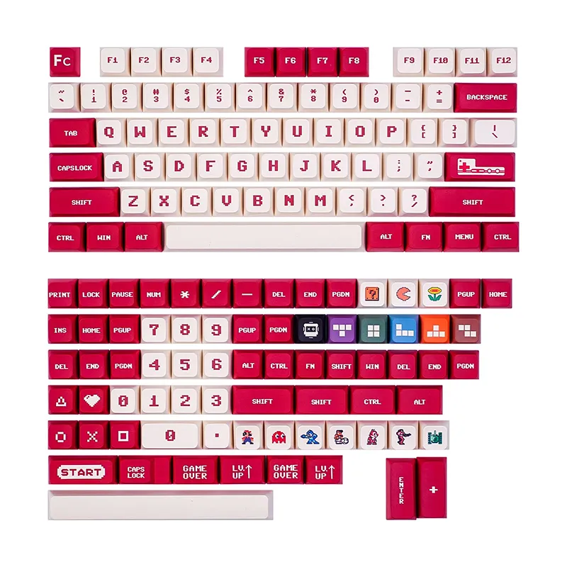 Keycaps Collectionn: MDA / XDA / CHERRY Profile PBT/ABS Dye-sublimation Keycaps Kit for MX Mechanical Keyboard