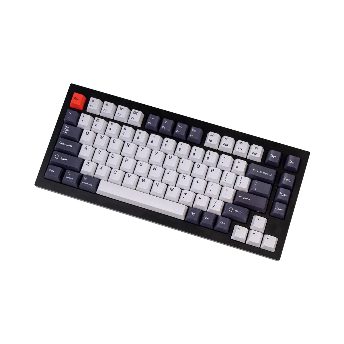 Keychron OEM Dye-Sub PBT Keycap Set - Bluish Black White