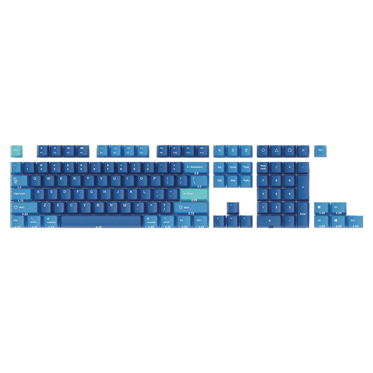 Keychron OEM Dye-Sub PBT Keycap Set - Ocean