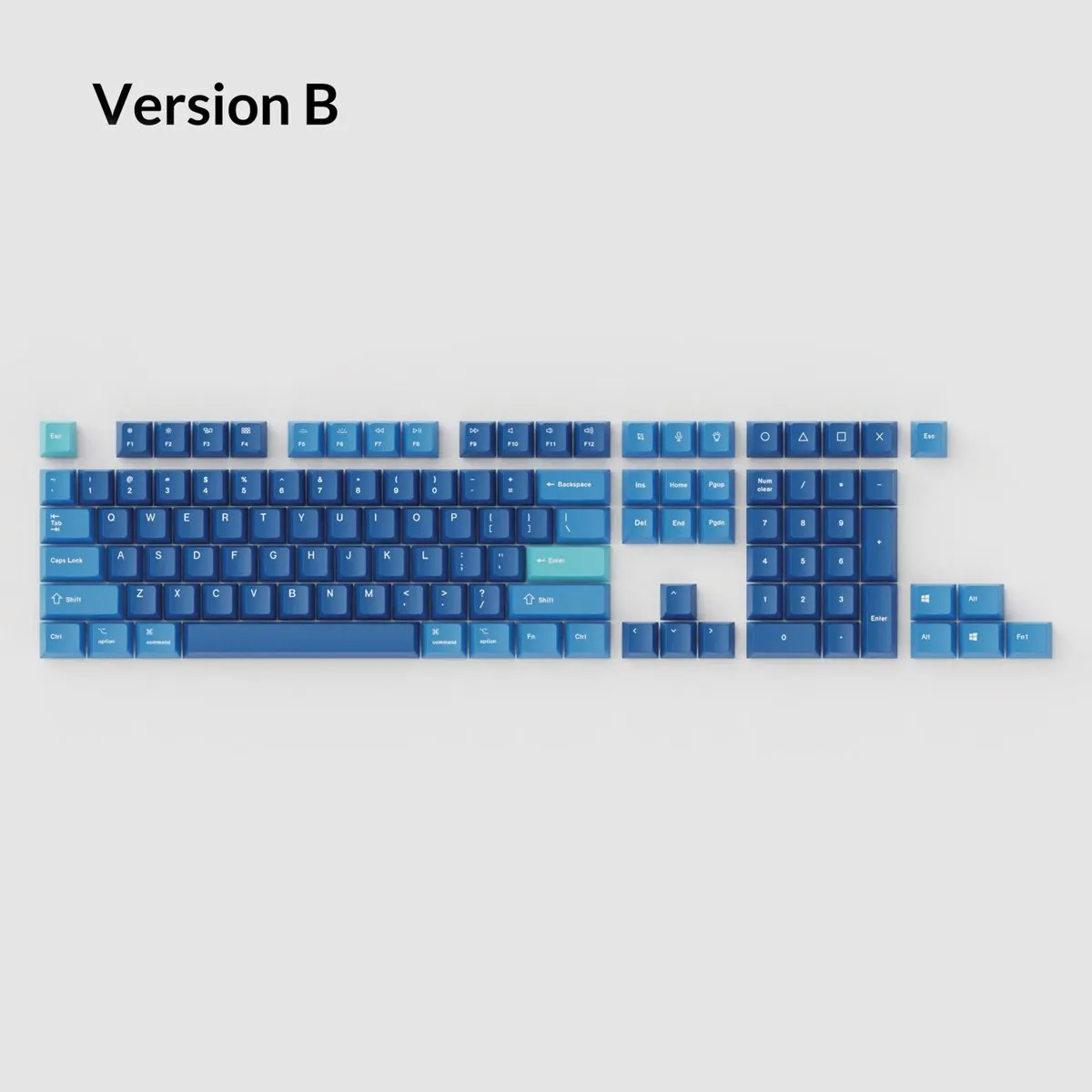 Keychron OEM Dye-Sub PBT Keycap Set - Ocean