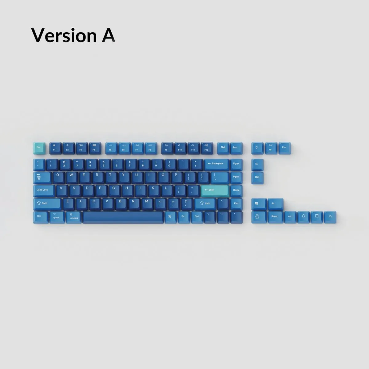 Keychron OEM Dye-Sub PBT Keycap Set - Ocean