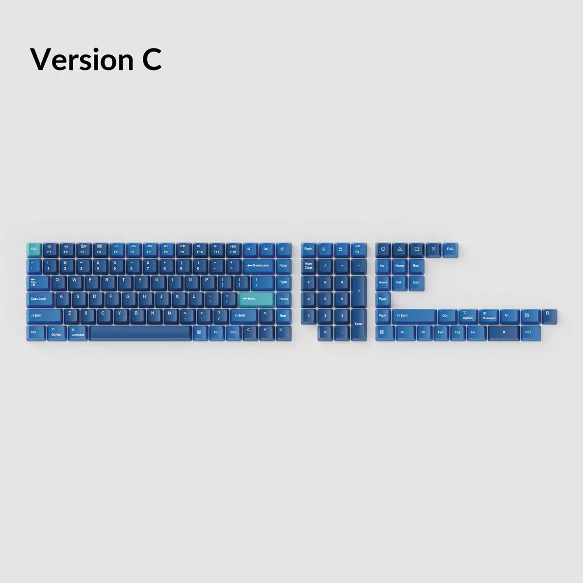 Keychron OEM Dye-Sub PBT Keycap Set - Ocean