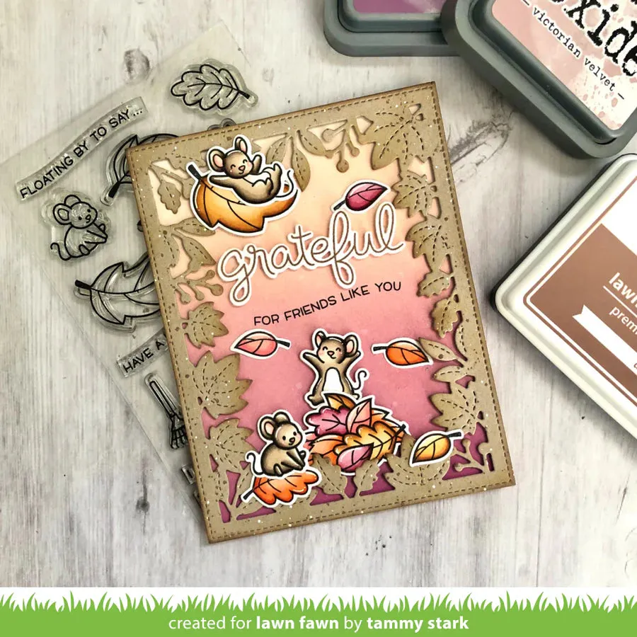 LAWN FAWN: You Autumn Know | Stamp, Coloring Stencil & Die Bundle