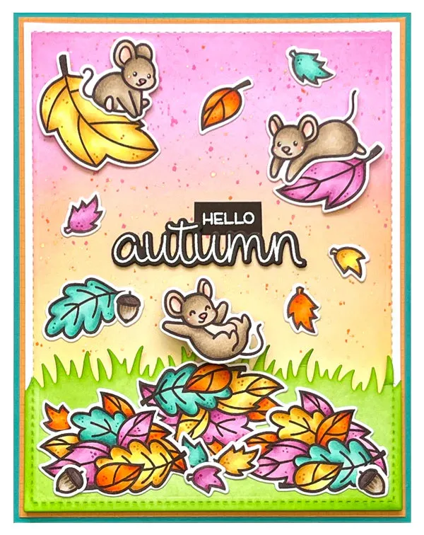 LAWN FAWN: You Autumn Know | Stamp, Coloring Stencil & Die Bundle