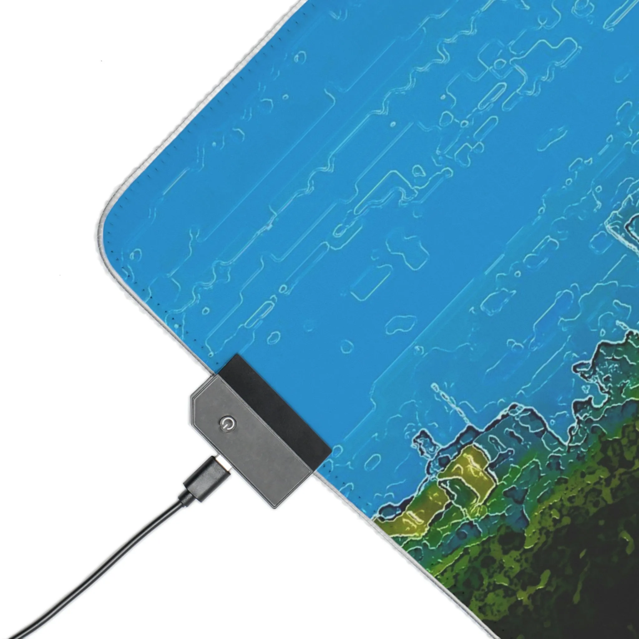 LED Gaming Mouse Pad ... 'Bahai'i House-Of-Worship' ... "Lotus Temple: Delhi, India, 2008" ... Original Works ...