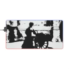 LED Gaming Mouse Pad ... Dublin's "Molly Malone Along Grafton Street" ... Cryin' Cockels & Muscles Alive-Alive-Oh ... Circa 2003 ... Original Works ...