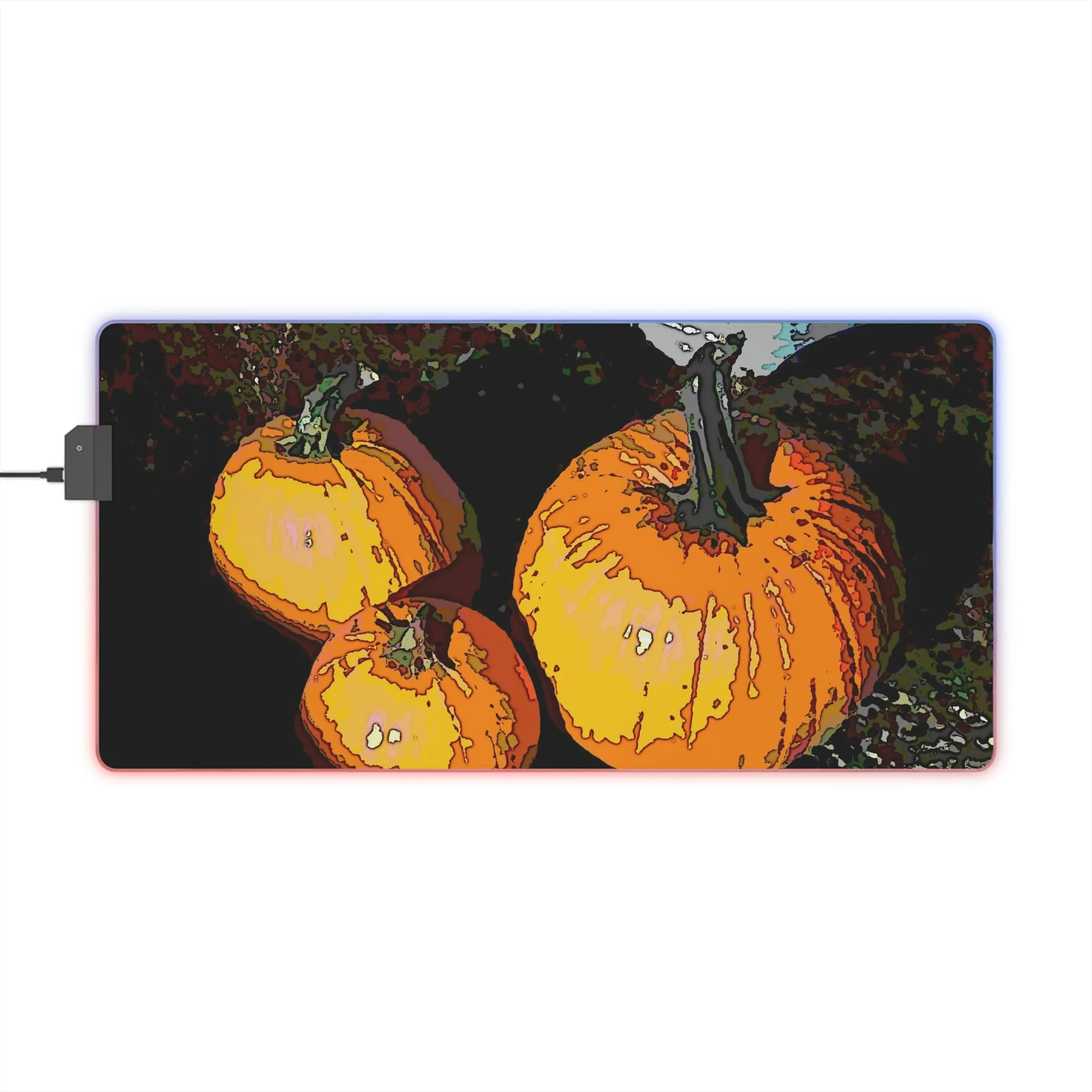 LED Gaming Mouse Pad ... Halloween - Pumpkins - 'Trick-Or-Treat' ... More Than A Season ... "Its A Feeling & Celebration Of Life" ...