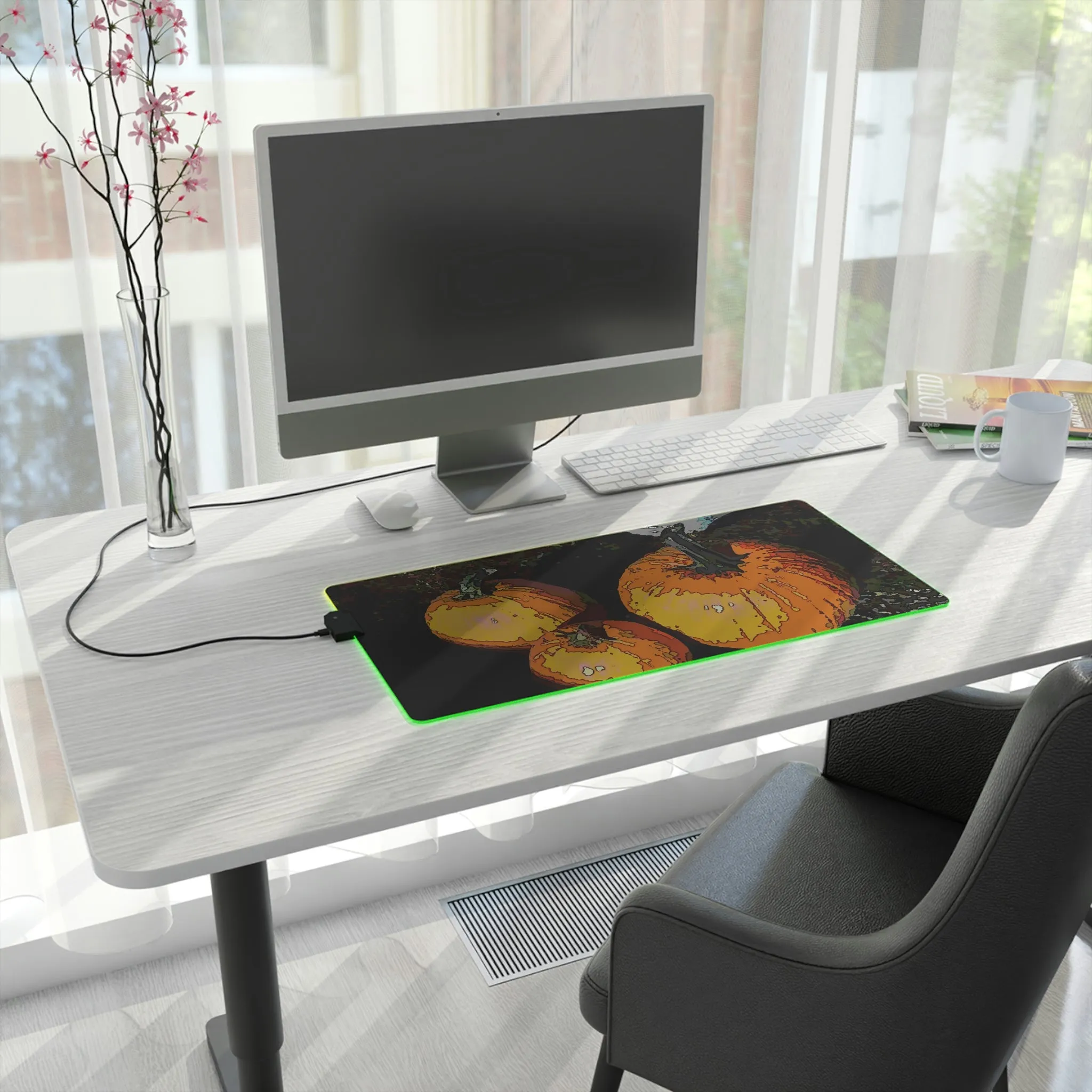 LED Gaming Mouse Pad ... Halloween - Pumpkins - 'Trick-Or-Treat' ... More Than A Season ... "Its A Feeling & Celebration Of Life" ...