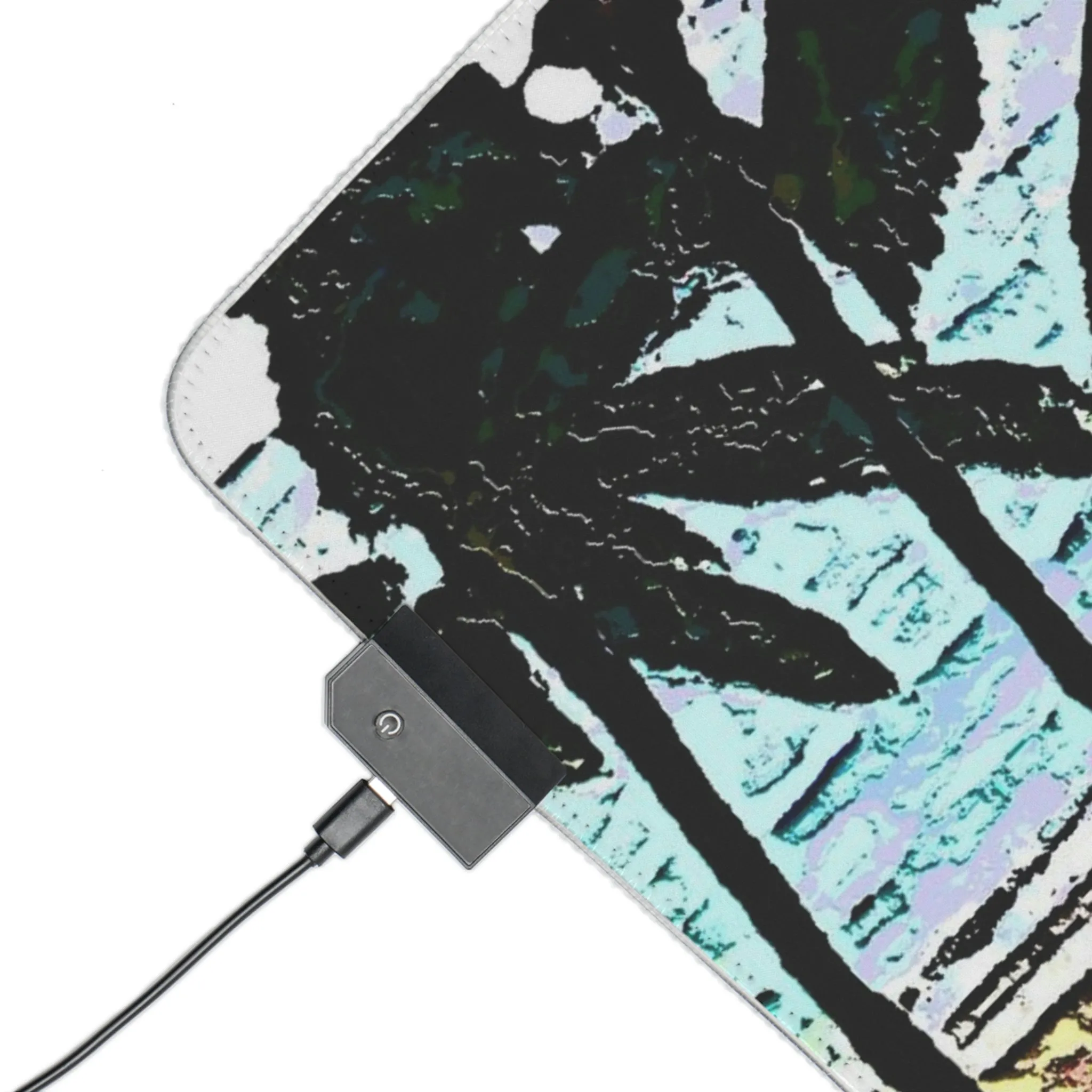 LED Gaming Mouse Pad ... "A Beautiful Beach Amongst The Palms" ... The Outrigger Waikiki, Honolulu, Oahu ... Original Works ...