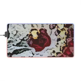 LED Gaming Mouse Pad ... "A Friendly Flower" ... Pointsettia 'Pointing' ... Original Works ... (Supplied Photograph) ...