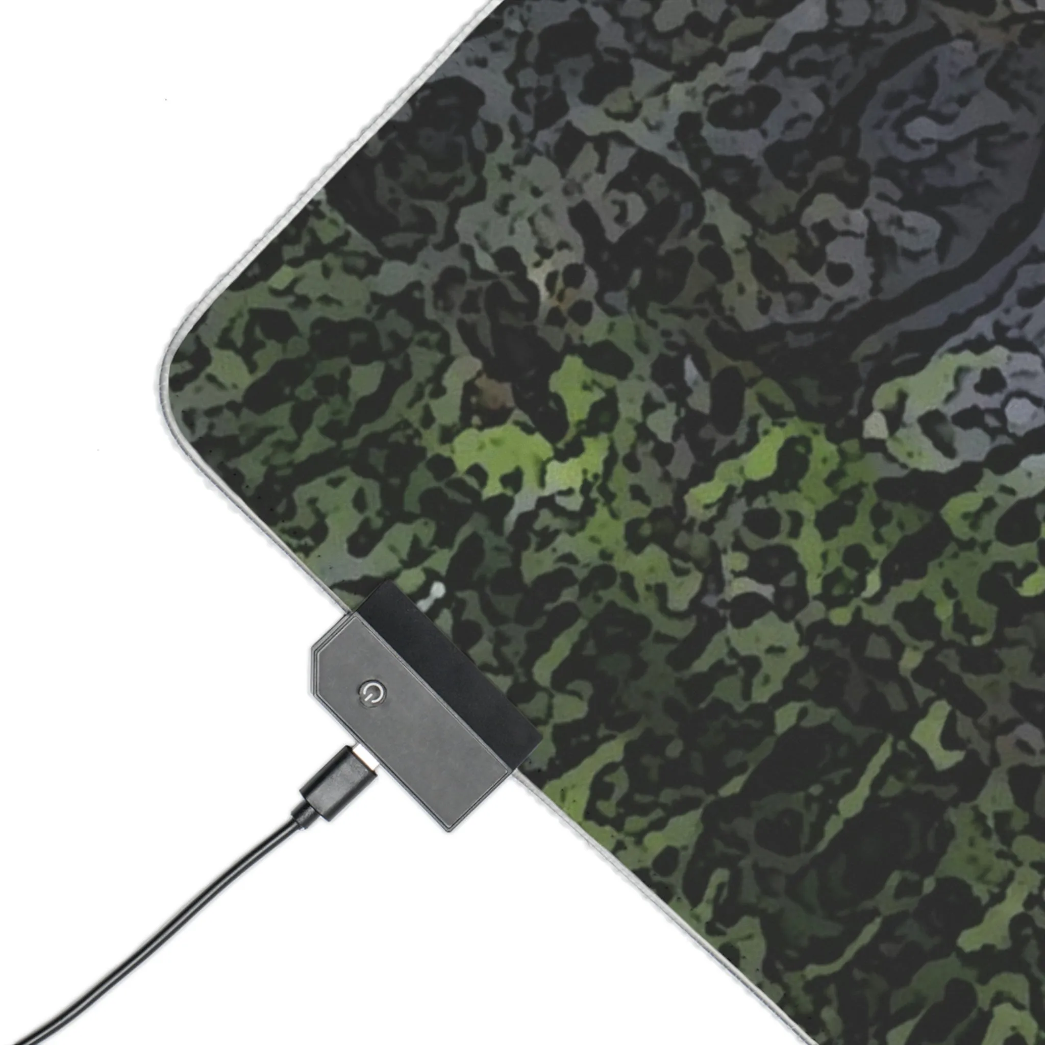 LED Gaming Mouse Pad ..."I Am Innocent" ... Tricky-Dick Immortalized ... Nixon Rock: Along The River ... Central Idaho, Summer 2020 ... Original Works ...
