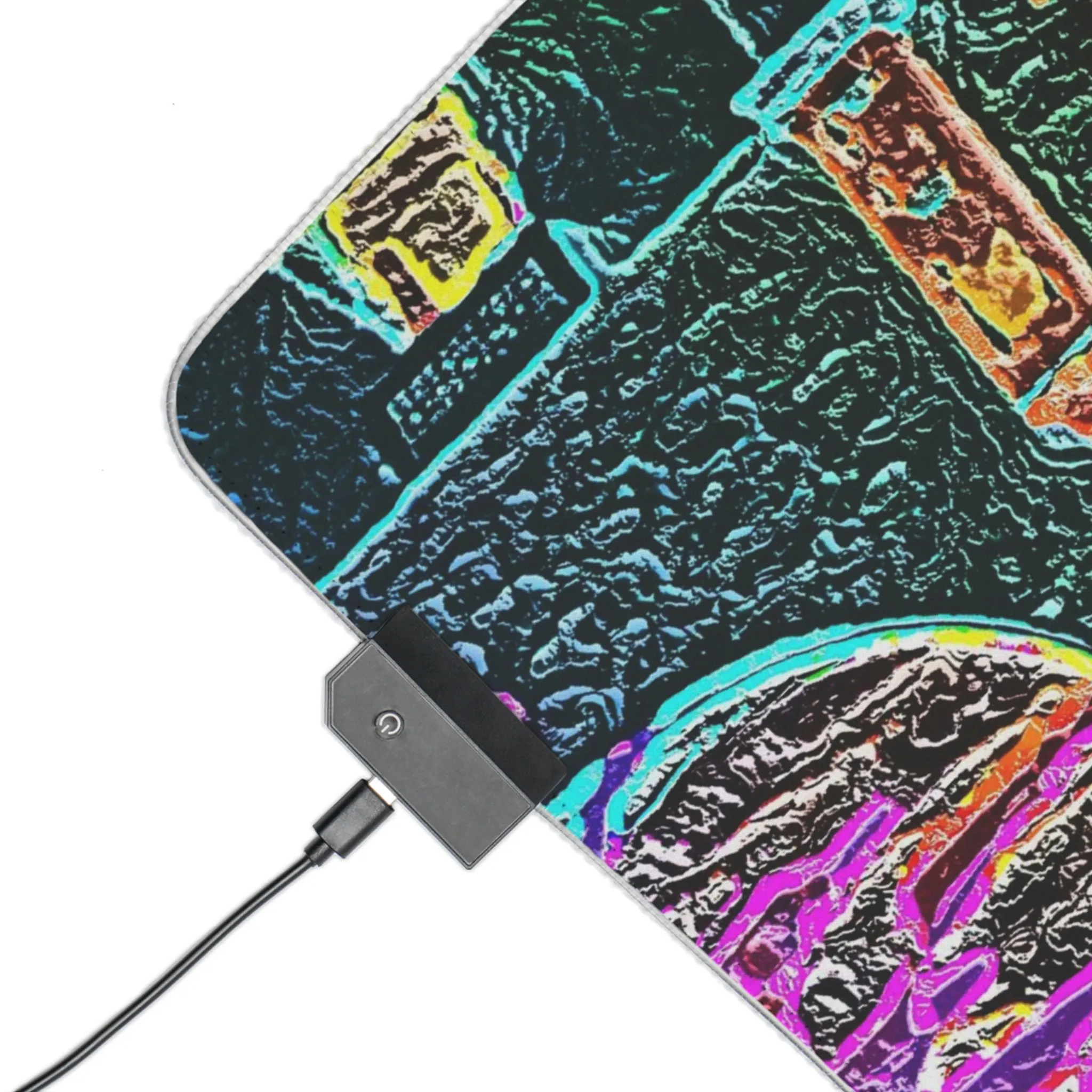 LED Gaming Mouse Pad ... "La Grande Entree" At: 'The Pink Palace' ... The Royal Hawai'ian ... Honolulu, HI ... '27Oct2014' ... Original Works ...