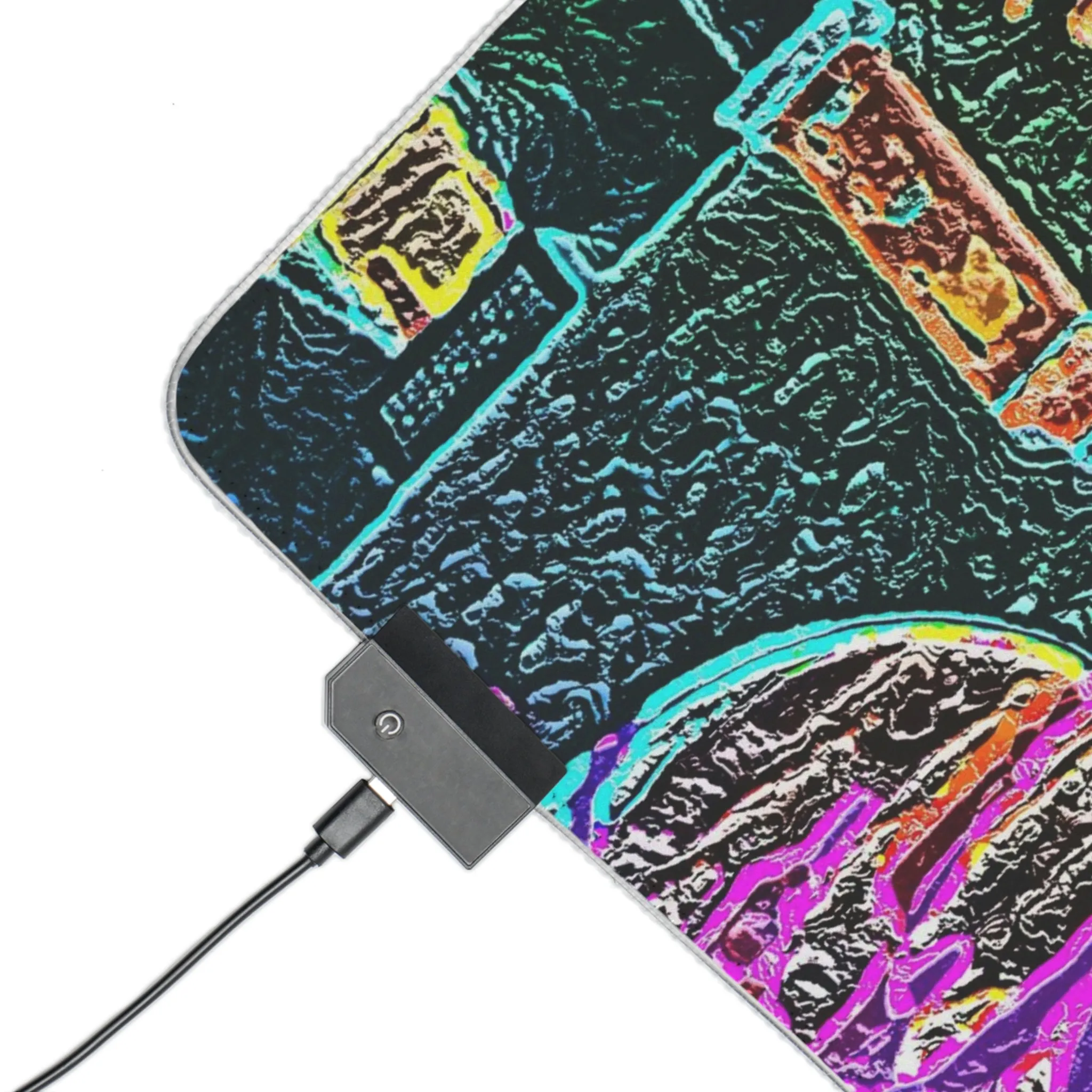 LED Gaming Mouse Pad ... "La Grande Entree" At: 'The Pink Palace' ... The Royal Hawai'ian ... Honolulu, HI ... '27Oct2014' ... Original Works ...