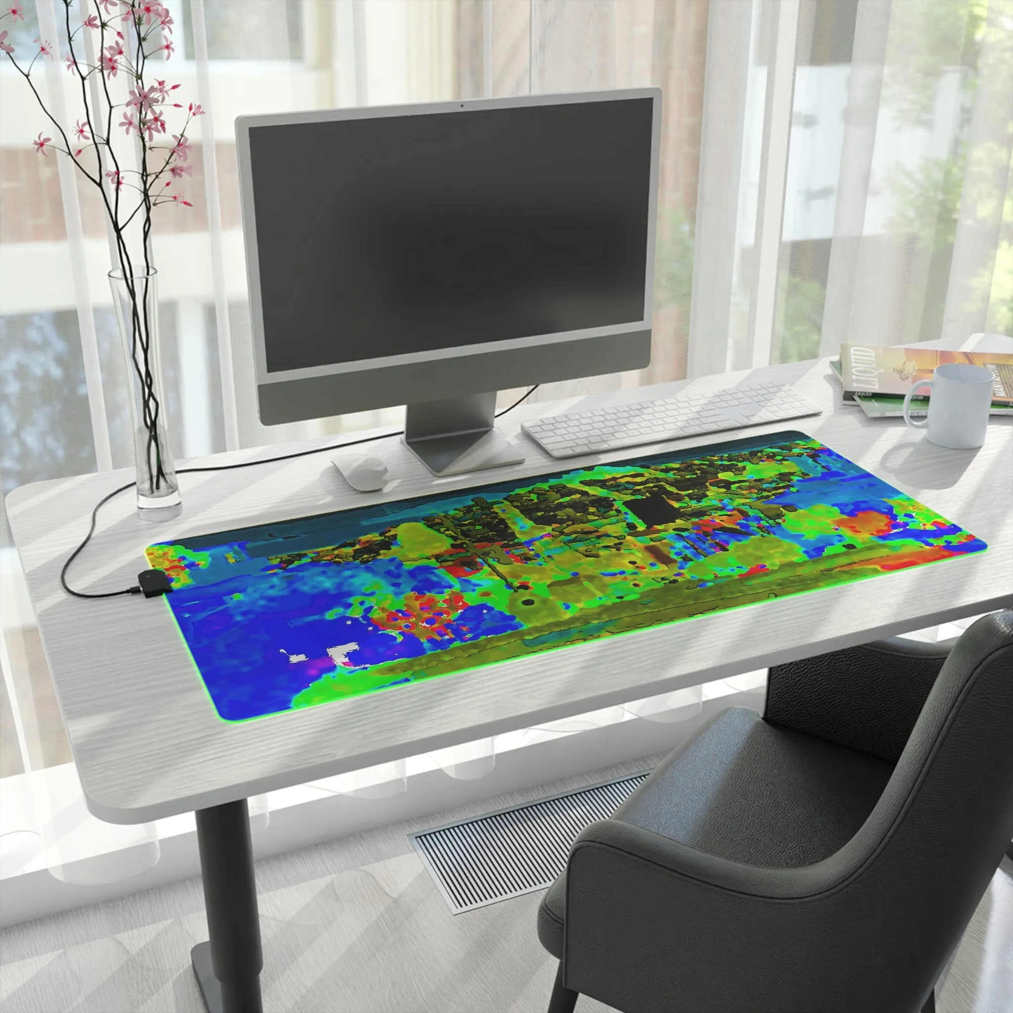 LED Gaming Mouse Pad ... "Lombard Street San Francisco, CA, USA" ... Family Archives 1970's ... Original Works ...