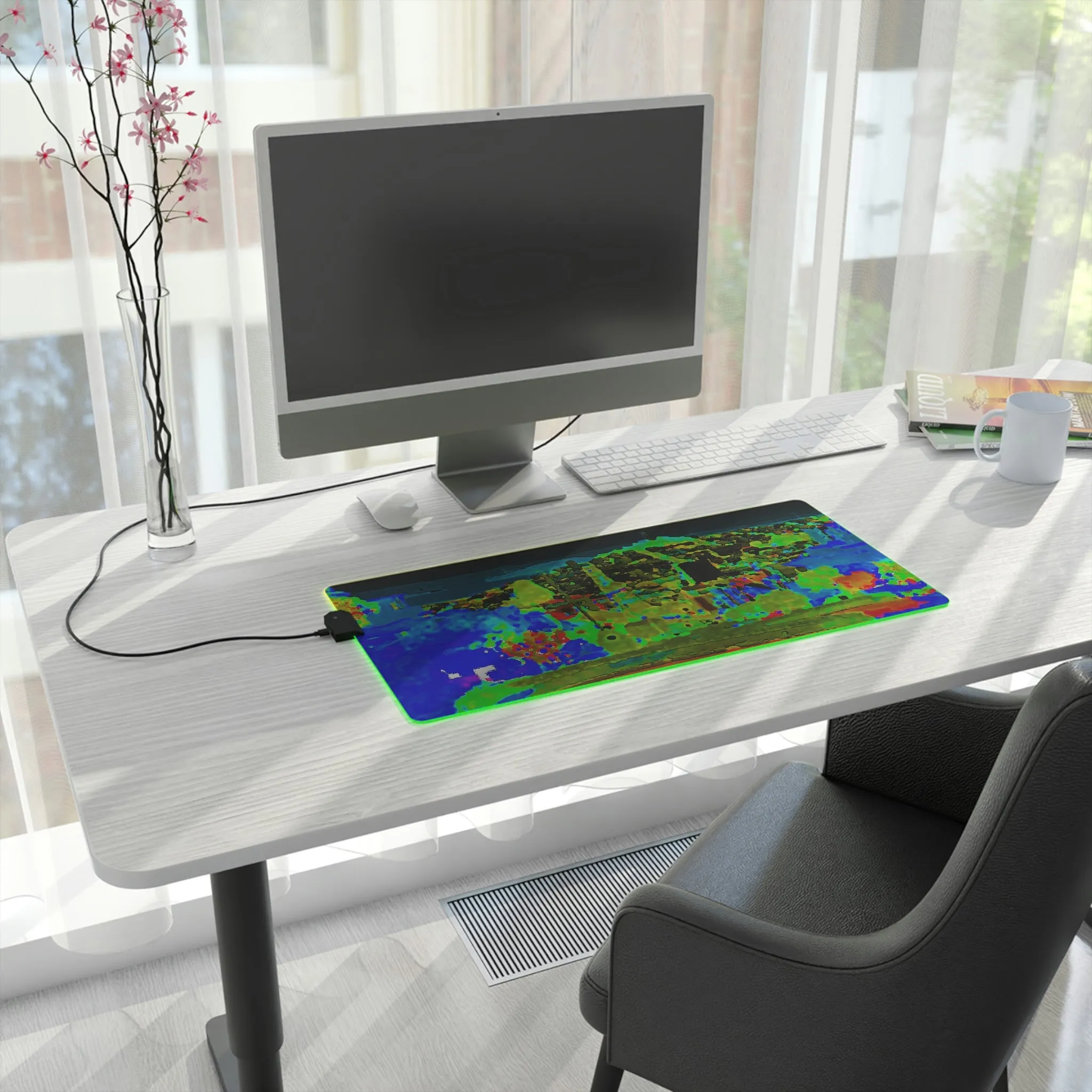 LED Gaming Mouse Pad ... "Lombard Street San Francisco, CA, USA" ... Family Archives 1970's ... Original Works ...