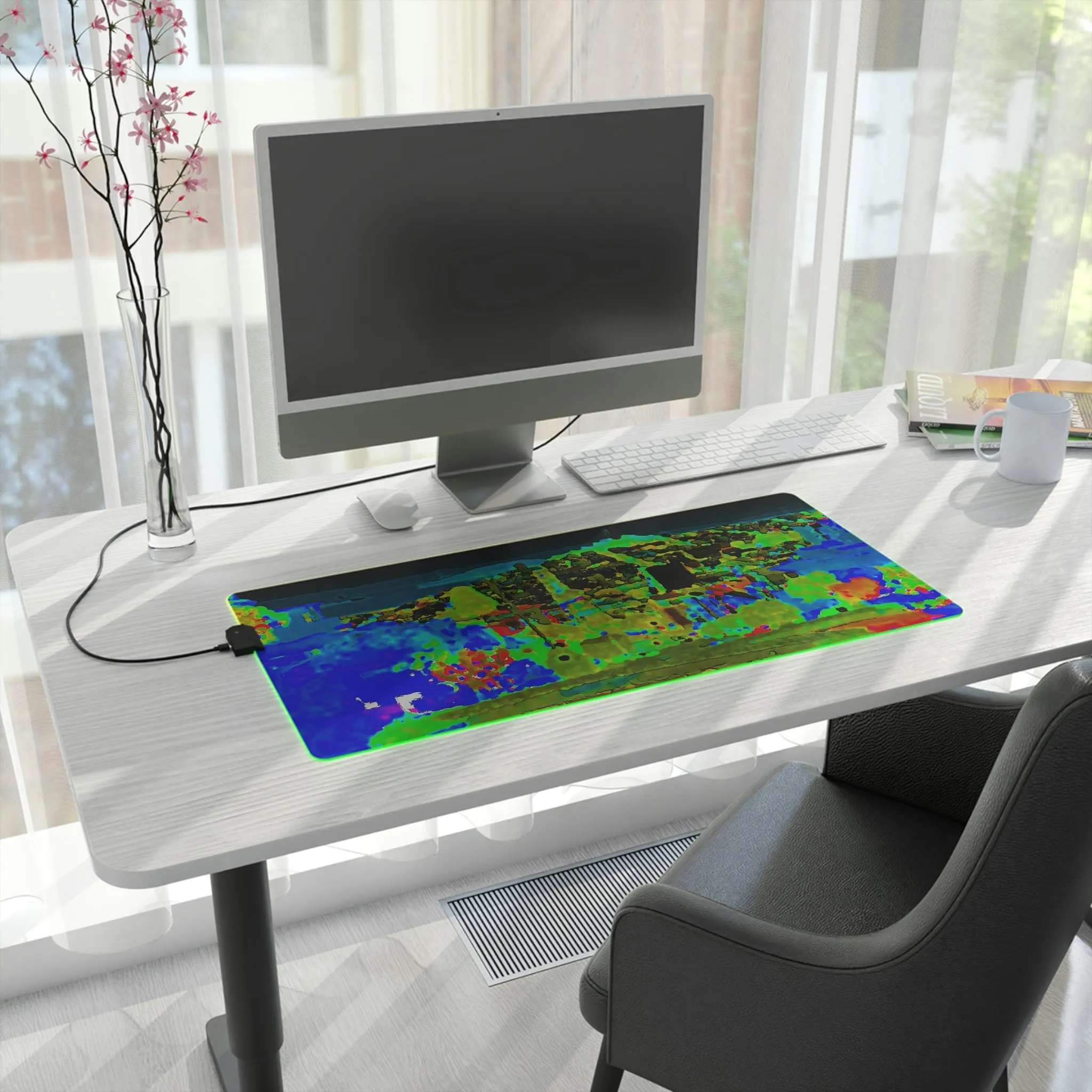 LED Gaming Mouse Pad ... "Lombard Street San Francisco, CA, USA" ... Family Archives 1970's ... Original Works ...