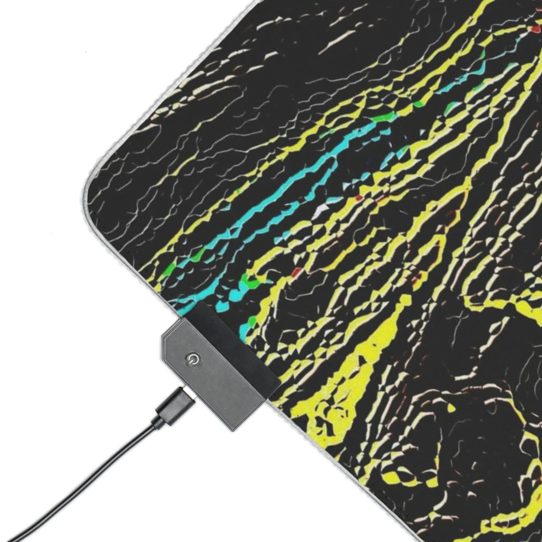 LED Gaming Mouse Pad ... "Snow Vehicle In Snow Storm At-Rest" ... Circa 12Mar23 ... Central Idaho ... 18-Hours Rendering Time: Original Works ...