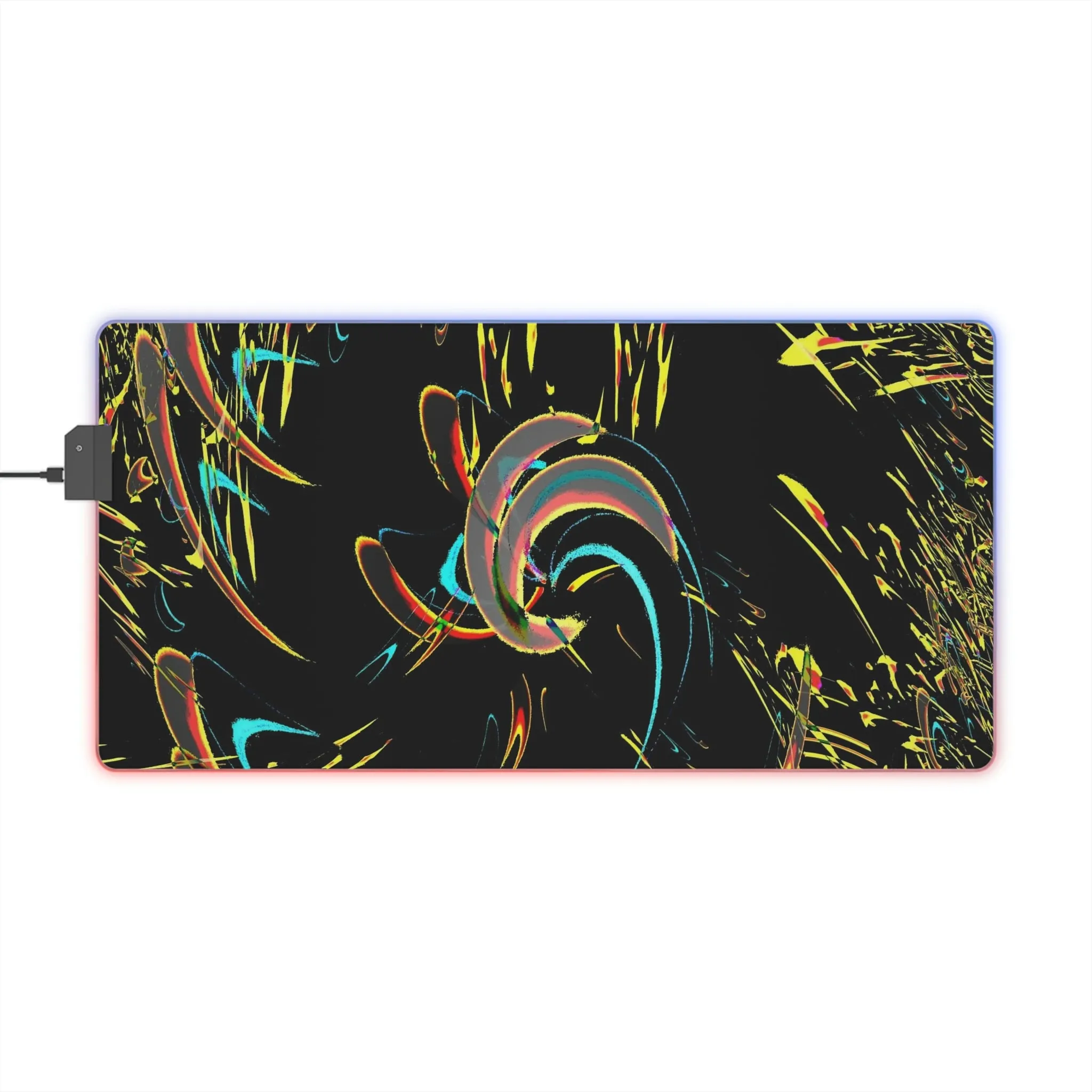 LED Gaming Mouse Pad ... "Waning Moon" ... Central Idaho ... October 2022 ... Rendering Time: 22 Hours ... Original Works ...