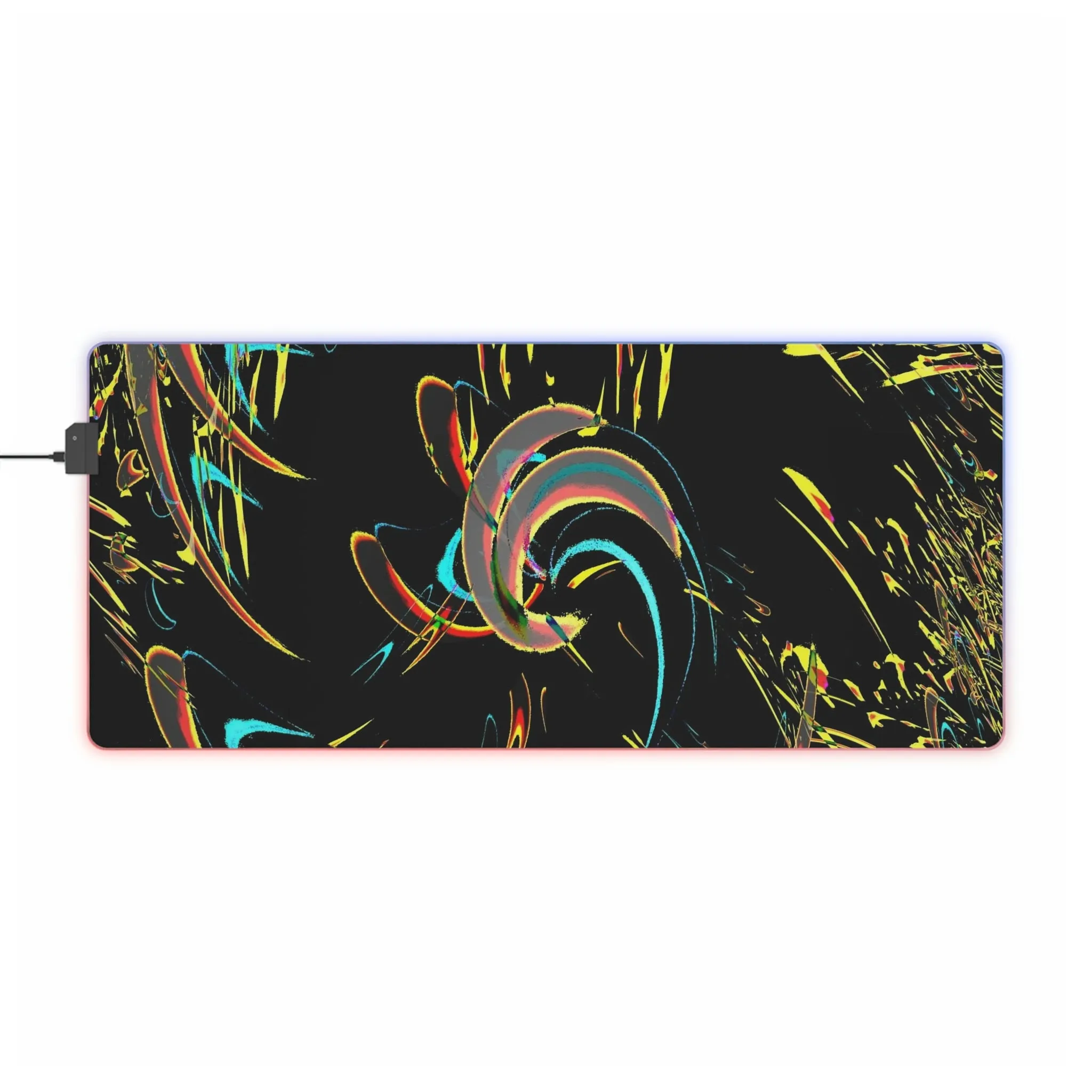 LED Gaming Mouse Pad ... "Waning Moon" ... Central Idaho ... October 2022 ... Rendering Time: 22 Hours ... Original Works ...