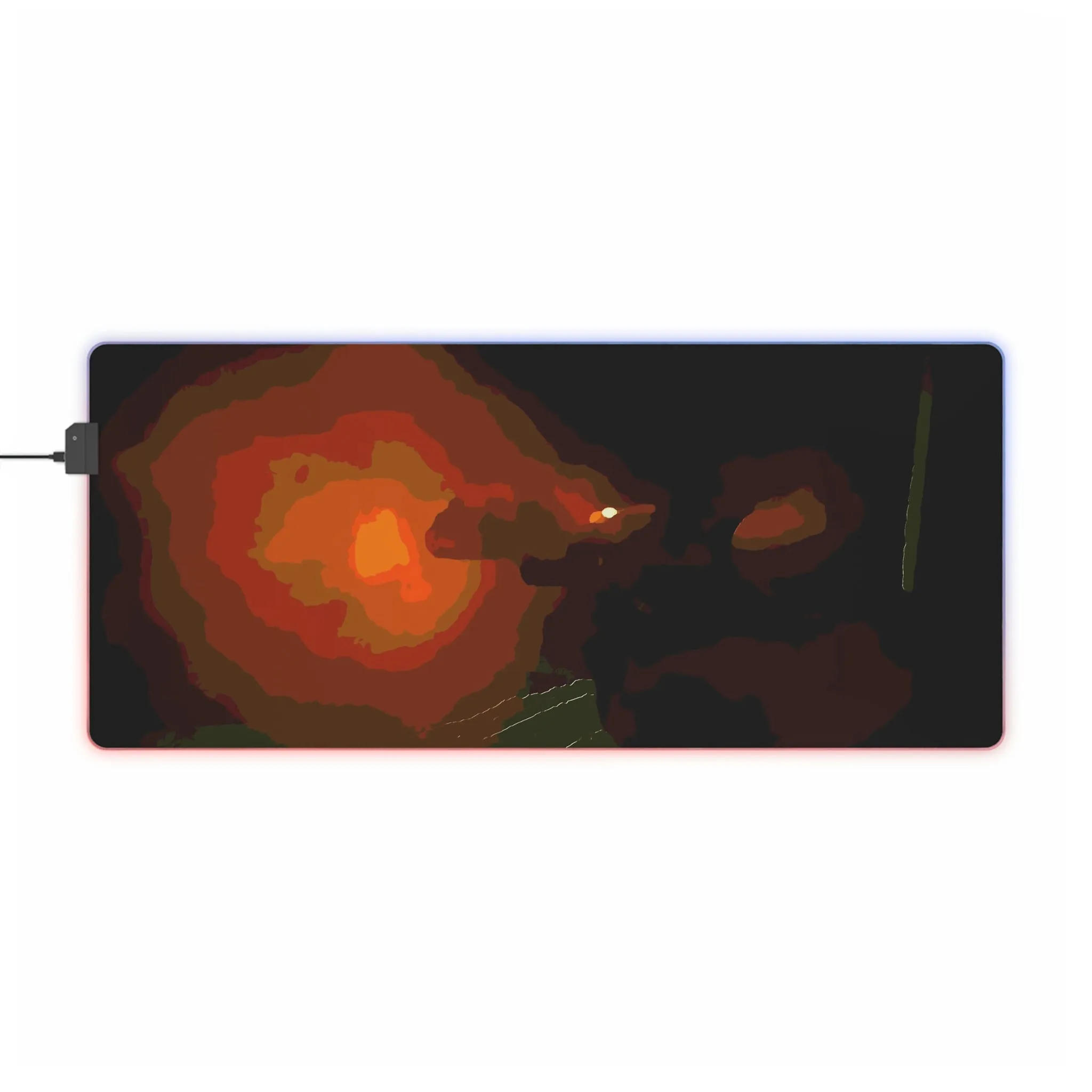 LED Gaming Mouse Pad ... Ruger .357 Magnum Early-Morning-Target-Practice ... 'Circa April 2022' ... Original Works ...