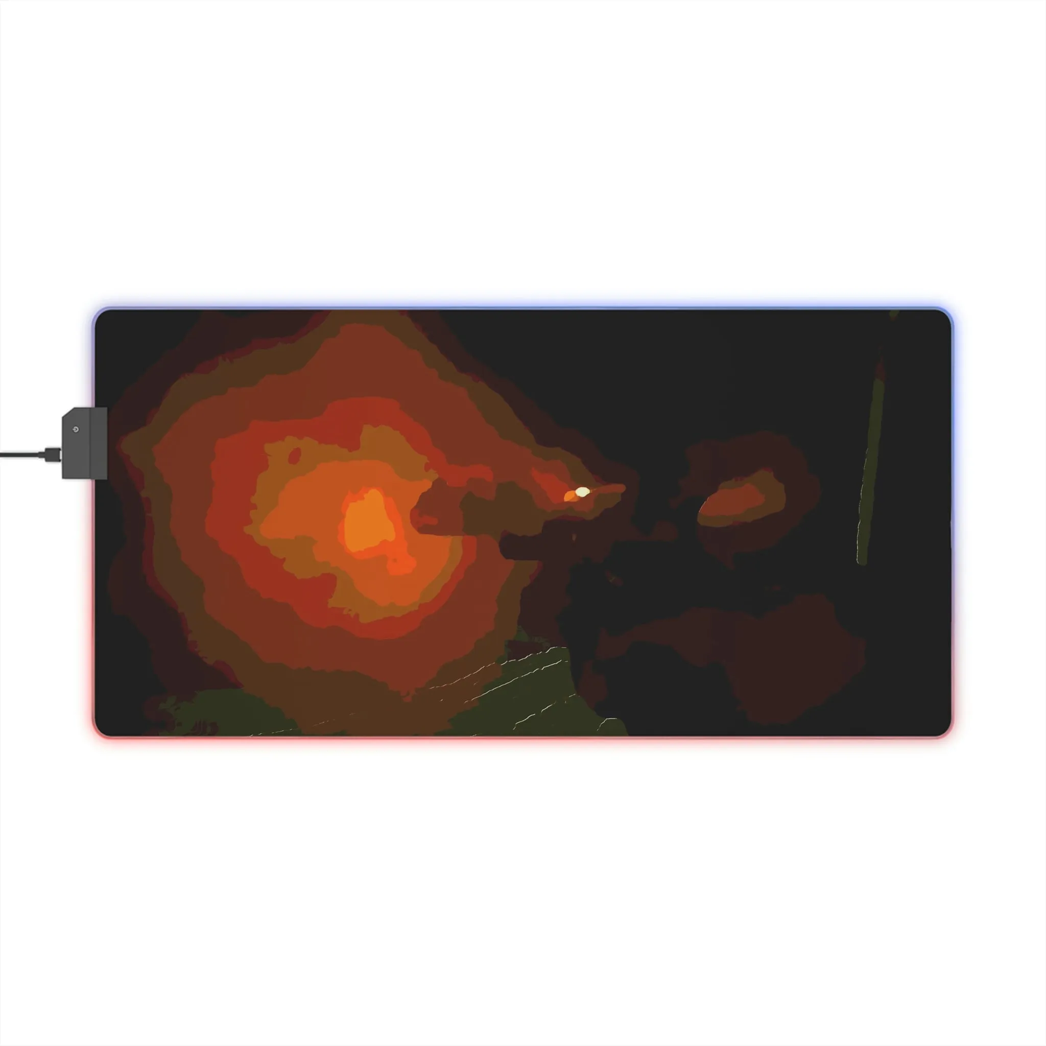 LED Gaming Mouse Pad ... Ruger .357 Magnum Early-Morning-Target-Practice ... 'Circa April 2022' ... Original Works ...