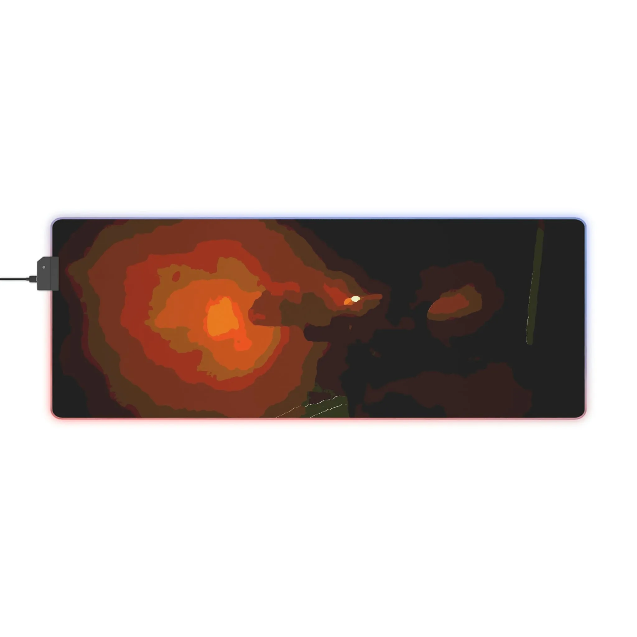 LED Gaming Mouse Pad ... Ruger .357 Magnum Early-Morning-Target-Practice ... 'Circa April 2022' ... Original Works ...