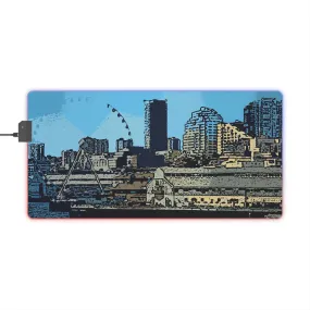 LED Gaming Mouse Pad ... That Classic Wheel ... 'Seattle's Wheel' ... & Old Classic Waterside Vendors ...  'Family Archives' ... Original Works ...
